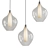 Elegant Victoria LED Pendant Light 3D model small image 1