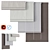 Crossweave Roman Curtains: Stylish and Cordless 3D model small image 1