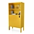 Tenzo Uno Yellow High Cabinet 3D model small image 1