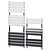 Luxury Milan Heated Towel Rail 3D model small image 4