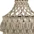 Elegant Macrame Chandelier 12 3D model small image 3