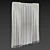 Title: Beige Cotton Curtain with Gray Stripe 3D model small image 5