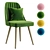 Velvet Dining Chair Set - 4 Colors 3D model small image 1