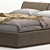 Diter Italia Monolith Bed: Sleek and Stylish Sleeping Solution 3D model small image 4