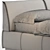 Diter Italia Monolith Bed: Sleek and Stylish Sleeping Solution 3D model small image 7
