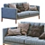 Contemporary AC Lounge Sofa 3D model small image 5