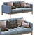 Contemporary AC Lounge Sofa 3D model small image 7