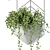 Wall Mounted Plant Pot - Indoor Decor 3D model small image 4