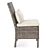 Huntington All-Weather Wicker Chair 3D model small image 2