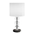 Elegant White Table Lamp 3D model small image 1