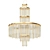 Gilded Majesty: Pharo Chandelier 3D model small image 1