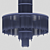 Gilded Majesty: Pharo Chandelier 3D model small image 3