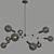 Scandi Sphere Chandelier: LEGYI 3D model small image 4