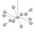 Radiant Starburst Chandelier - 12 Lights 3D model small image 2