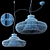 Eco-Friendly Kalahari Single Pendant 3D model small image 5