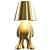 Golden Brothers Table Lamp: Elegant Illumination 3D model small image 1