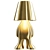 Golden Brothers Table Lamp: Elegant Illumination 3D model small image 4