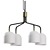 Gubi Howard 4-Arm Chandelier 3D model small image 2