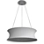 Sleek Tango LED Pendant Light 3D model small image 2