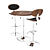 Versatile Adjustable Table & Stool Set 3D model small image 3