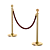 Elegant Stanchion Post Set 3D model small image 1