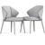 Astele Ellen Dining Chair Table - Stylish and Functional 3D model small image 3