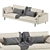 Cloud Modular Sofa: Modern and Versatile 3D model small image 2