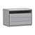 Sleek 5050 Molteni Nightstand 3D model small image 3