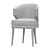 Elegant Ibis Dining Chair 3D model small image 2
