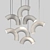 Eco Chic Paper Pendant Lamps 3D model small image 5