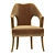 Elegant Dining Chair No.20 3D model small image 1