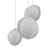 Sleek Shell Pendant Light 3D model small image 2