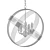 Concentric Elegance: Elk Lighting Chandelier 3D model small image 2