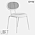 Rattan Metal Chair: LoftDesigne 3512 3D model small image 2