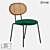 Modern Rattan Chair | LoftDesigne 3802 3D model small image 3