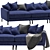 Serene Slumber Sofa 3D model small image 2