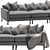 Serene Slumber Sofa 3D model small image 3