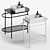 Flair Metal Stand with Cartesio Sinks 3D model small image 1