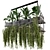 Metal Box Hanging Plants - Set 269 3D model small image 1