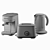 BORK Collection: Coffee Machine, Kettle & Toaster 3D model small image 5