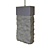 Embossed Glass Pendant Lamp: Lampatron ARIMO 3D model small image 6