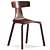 Modern Remo Wood Chair: Stylish and Comfortable 3D model small image 2