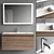 L-Cube Vanity Unit Set: Modern, Stylish, and Functional 3D model small image 1