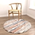 Versatile Round Rug Set with VRayFur & Displacement 3D model small image 2