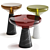 Blow 1377 Side Tables: Elegant, Versatile, and Functional 3D model small image 1