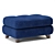 Title: Velvet Pouf - Elegant and Versatile Seating 3D model small image 2