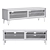 Industrial Style TV Stand 3D model small image 6