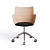 Kartell Q/Wood Chair: Elegant Wood & Chrome Design 3D model small image 2