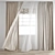 3D Curtain Model with Wind Effect 3D model small image 7