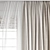 3D Curtain Model with Wind Effect 3D model small image 11